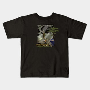 8-bit swamp Kids T-Shirt